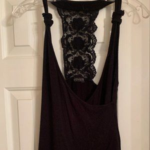 Venus faux wrap racerback tank top